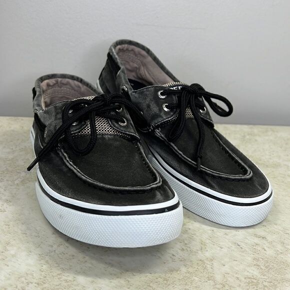 Sperry Topsider Black Denim M8.5 - Picture 4 of 10